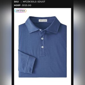 🔥NEW🔥w/ Tags - Peter Millar (MF23K50LS) Navy - (Size XL)